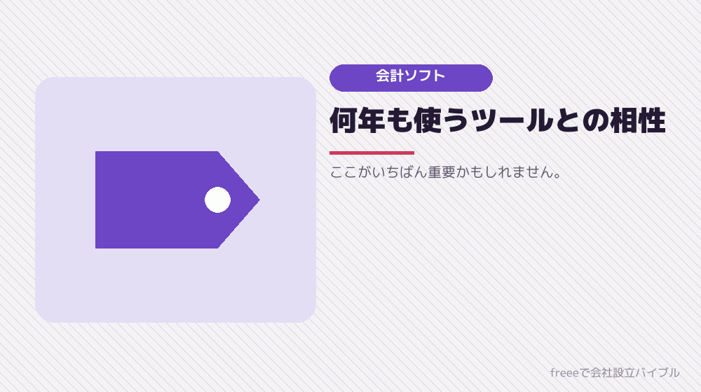 項目3：設立後の会計ソフトとの関係