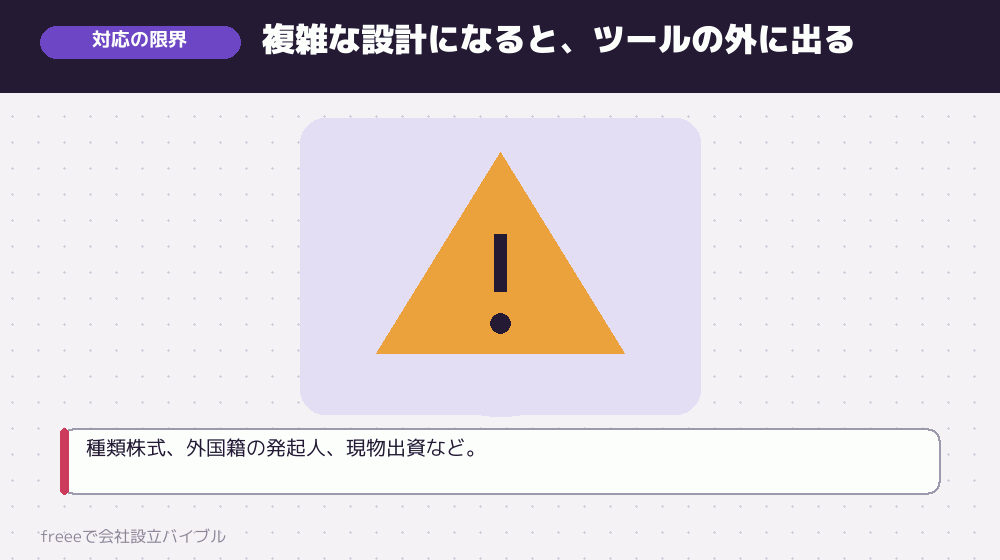 デメリット4：標準から外れるケースには弱い