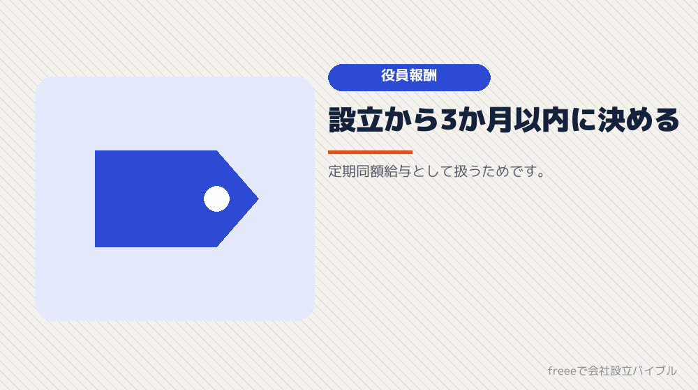 役員報酬の設定
