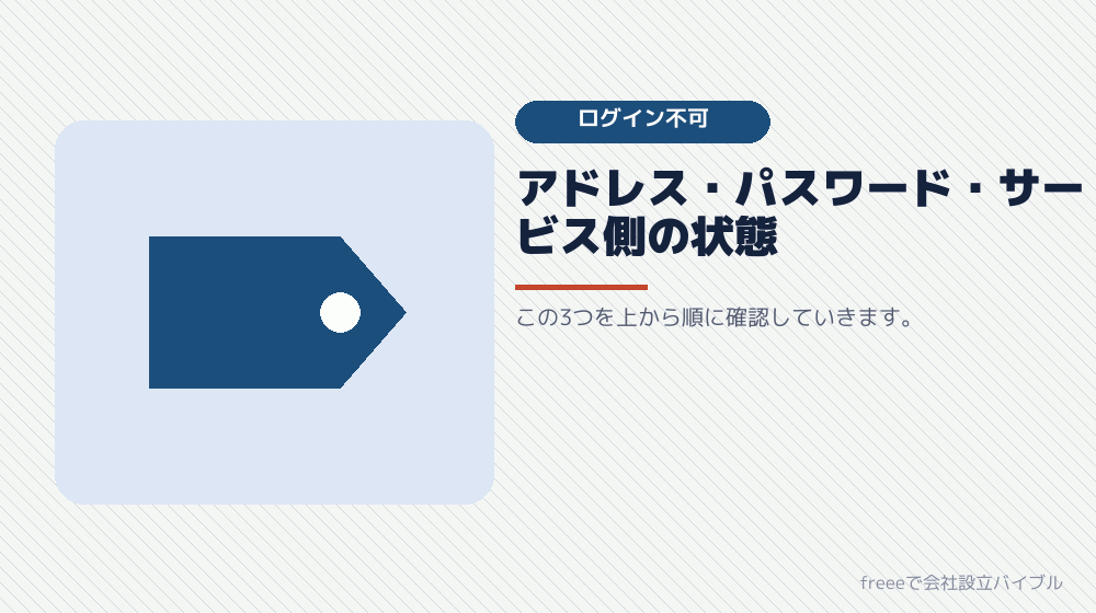 症状A:ログイン画面から先に進めない