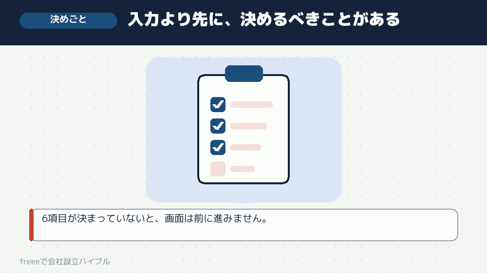 確認3：決めごとが固まっているか