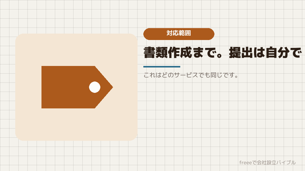 対応範囲：どこまでやってくれるのか