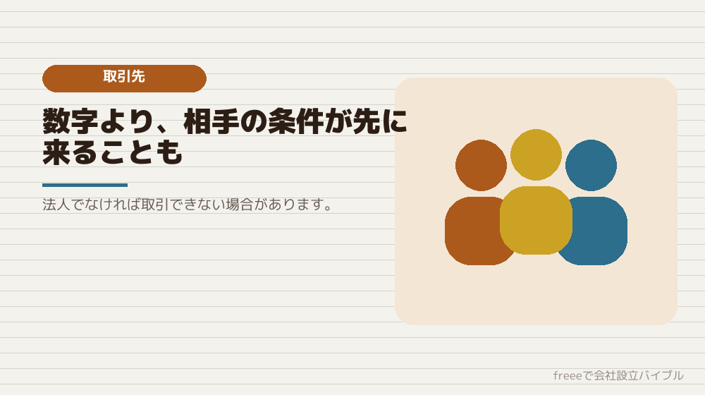 取引先の事情で決まることもある