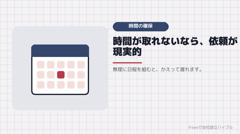 合図2：平日の外出が2回も取れない