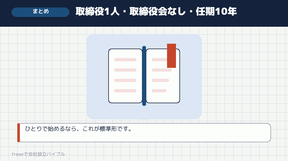 まとめ：迷ったら、いちばん軽い形を選ぶ
