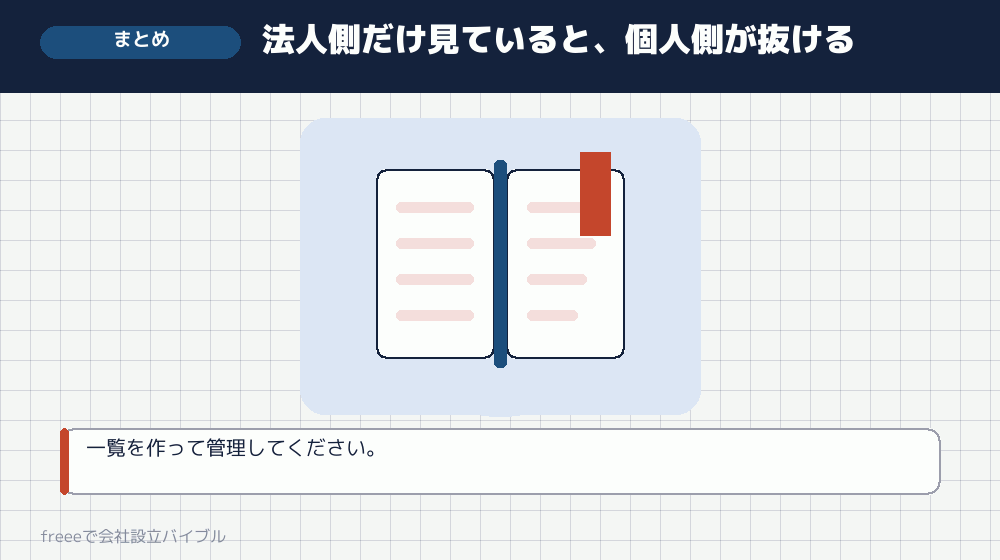 まとめ：作る手続きと、たたむ手続きを並行させる