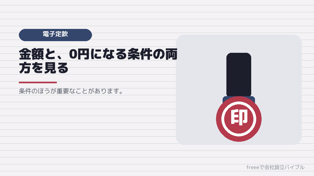 電子定款の手数料を確認する