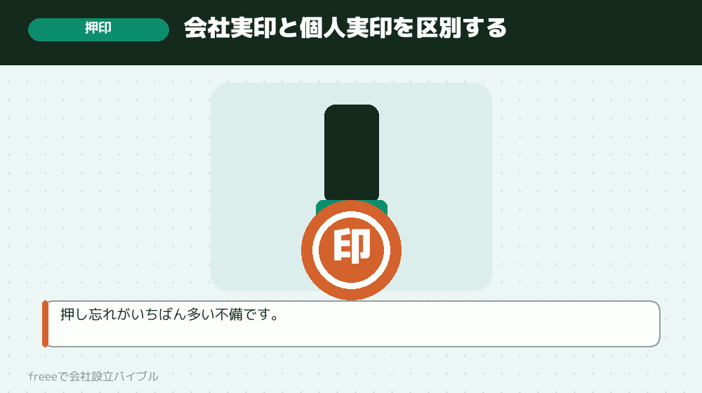 手順4:押印箇所を数える