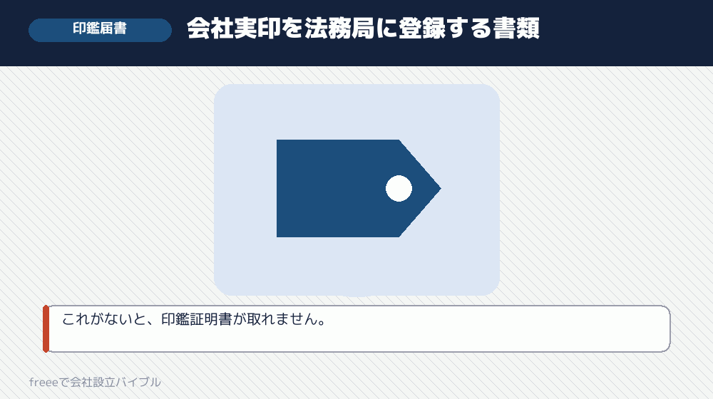印鑑届書は、別扱いの重要書類