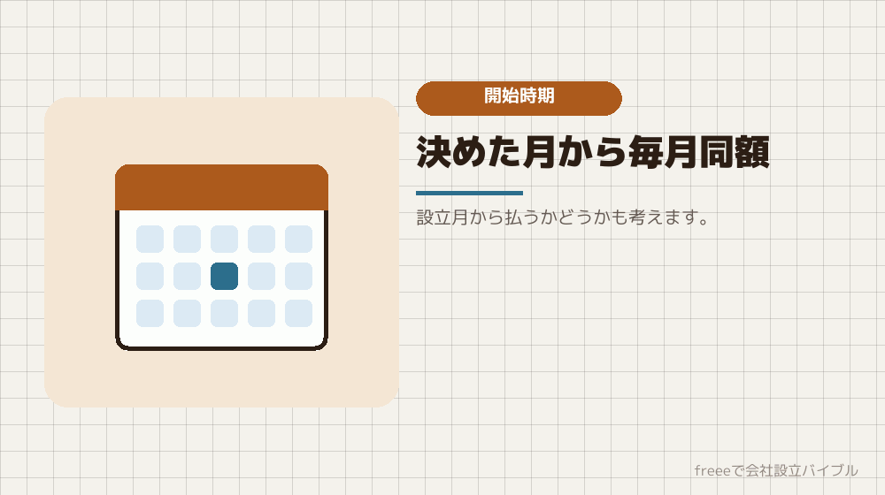 いつから支払うか