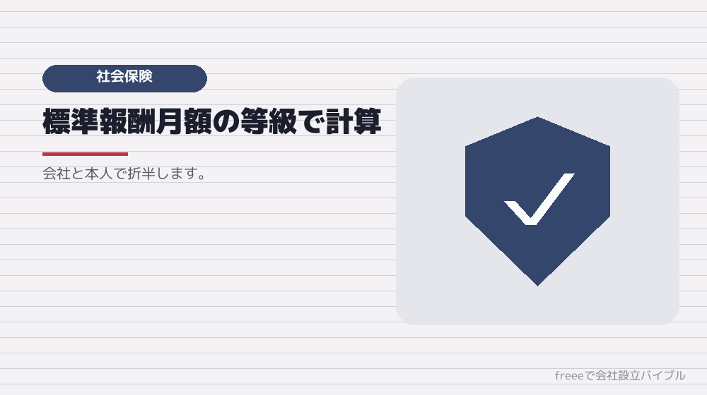 社会保険料は報酬額で決まる